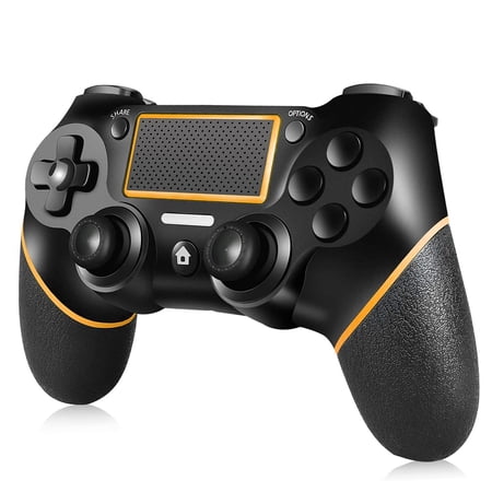 PS4 Controller Wireless Game Controller Compatible with PS4/PS4 Pro/PC with Built-in Dual Motion Motors(Blue)