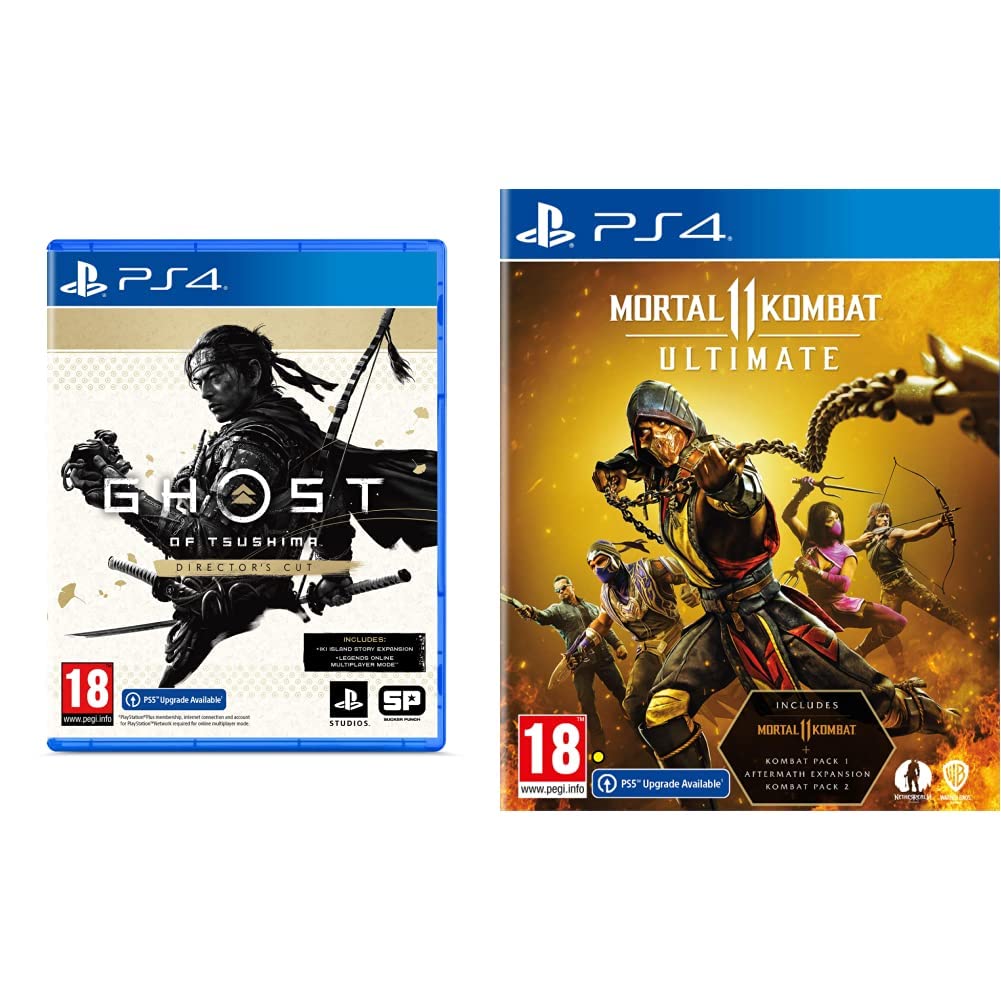 PS4 Ghost of Tsushima Director's Cut (PS4)+Mortal Kombat 11 Ultimate
