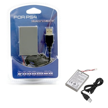 PS4 Internal Battery Pack for Controller & Charge Cable (Hexir)