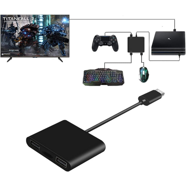 PS4 Keyboard and Mouse Adapter Converter for PS4 Pro PS4 Slim PS3 Xbox One One S One X Switch Walmart