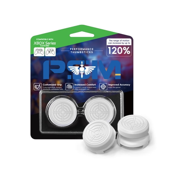 KTF Anti-Slip Silicone Thumbstick Caps 8-Pack, Heightened Controller Grips Compatible with PS4 PS5 Gaming Console