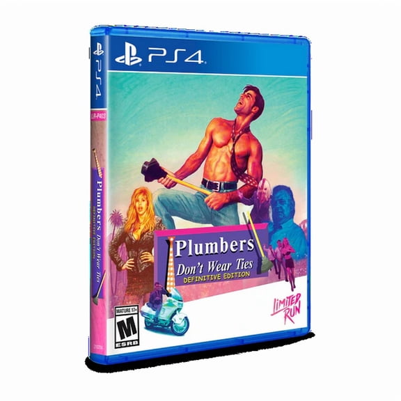 PS4 - Plumbers Dont Wear Ties: Definitive Edition [LIMITED RUN GAMES #527] - Playstation 4