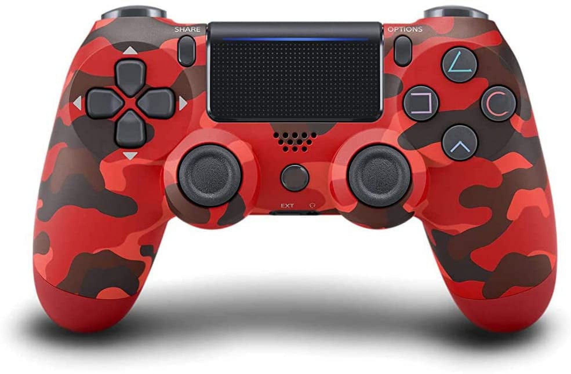 PS4 Wireless Controller with Dual Vibrating Camouflage Game Joysticks