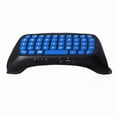 thumbnail image 1 of PS4 Wireless Gaming Keyboard - 2.4G RF Keyboard for PS4 Original/PS4 Slim | Compact Design, Easy Pairing, Compatible with DualShock 4 Controllers for Chat, In-Game Typing & Media Navigation, 1 of 7