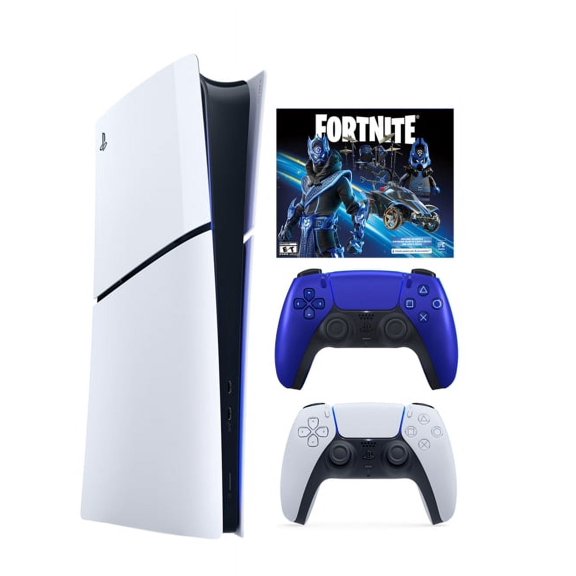 PS5 BF Fortnite Digital Bundle & Cobalt Blue Controller