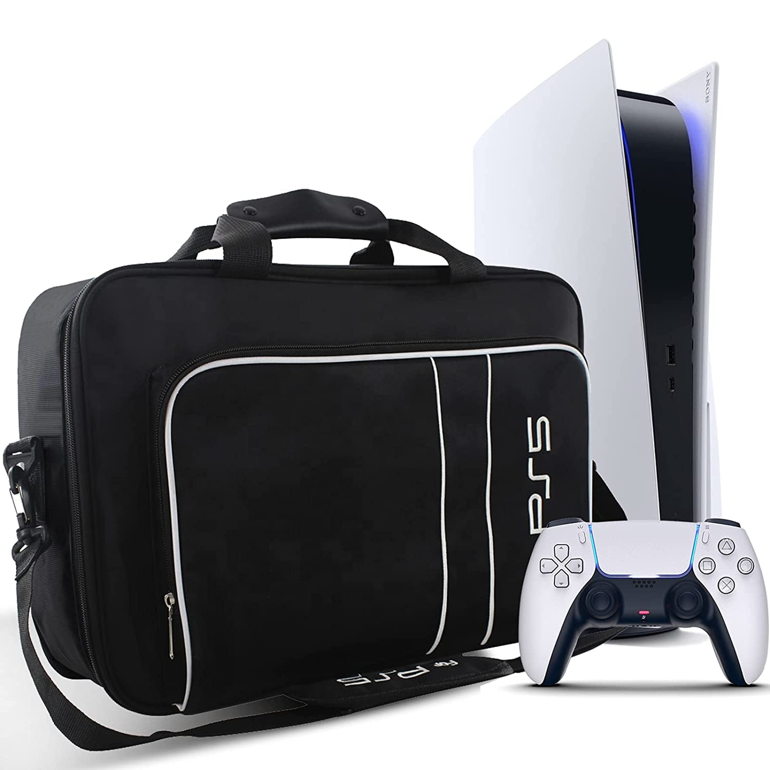 PS5 Carrying Case, Travel Bag Case for PS5 Console Disc/Digital Edition ...