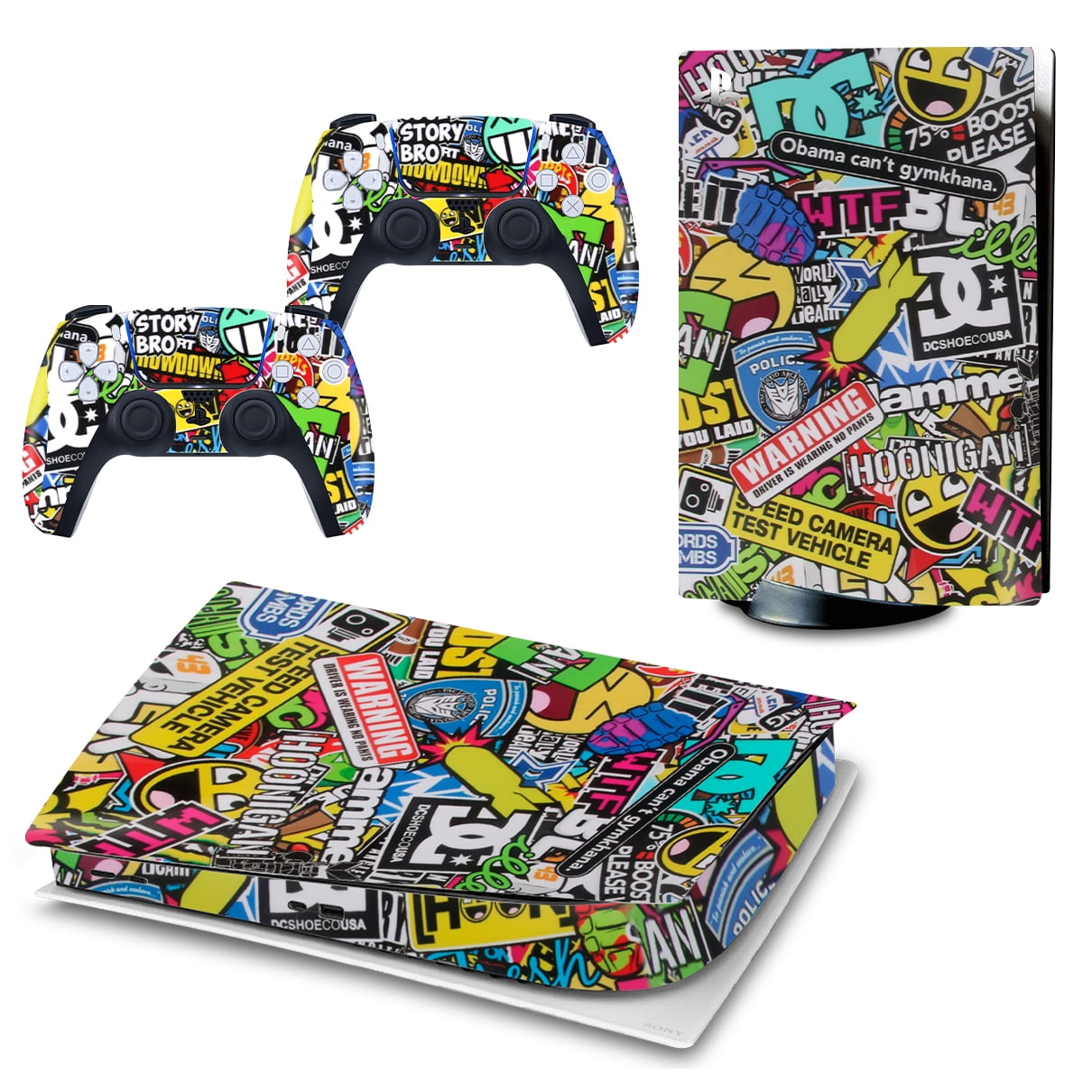 SKIN For PS5 Console and Controller Skin Sticker Vinyl Decal Stickers for  PS5 Console and Controllers,Skin Sticker for PS5 Disk Edition Football Theme