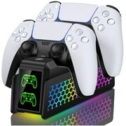 PS5 Controller Charger, ESYWEN PS5 Accessories,Charging Station for PS5 Controller, Fast PS5 Charging Dock Station with LED Indicator
