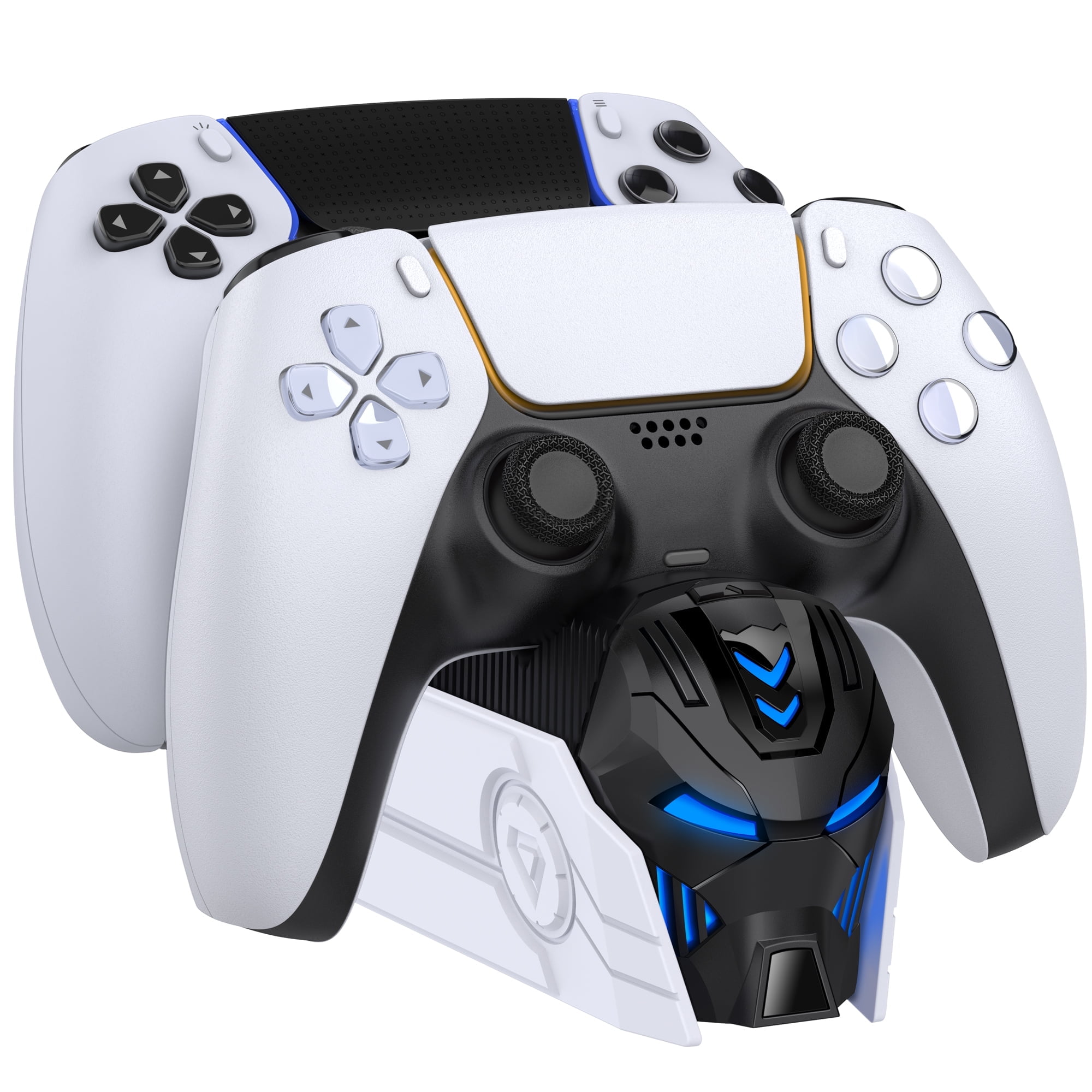 White/golden PS5 PRO Custom UN-MODDED Controller Exclusive 