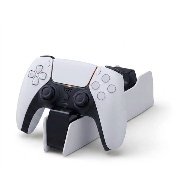 PS5 Controller Charger Station with compatible Wireless Gaming Controller
