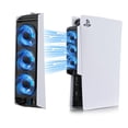thumbnail image 1 of PS5 Cooling Fan,IINE Quiet Cooler Fan with LED Light/Auto Temperature Sensor/USB3.0 Hubs,Cooling Accessories Compatible with PS5 Digital Edition or Discs Edition, 1 of 8