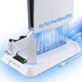 thumbnail image 1 of PS5 Cooling Station and PS5 Stand with RGB Controller Charging Station for PlayStation 5 Console, Controller Charger, Cooling Stand, PS5/Slim/Pro Accessories Kit with 3 Level Cooler Fan, 1 of 6