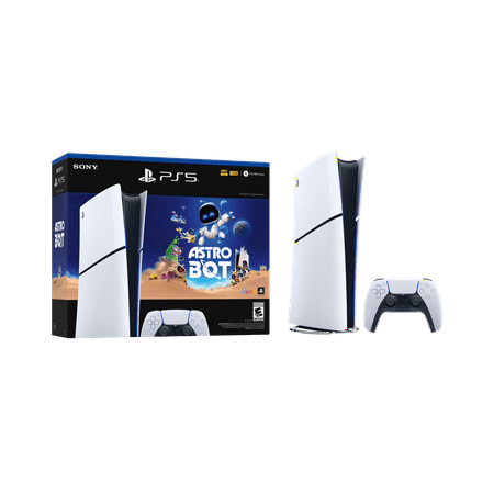 Sony - PlayStation 5 Slim Console Digital Edition - ASTRO BOT Bundle - White