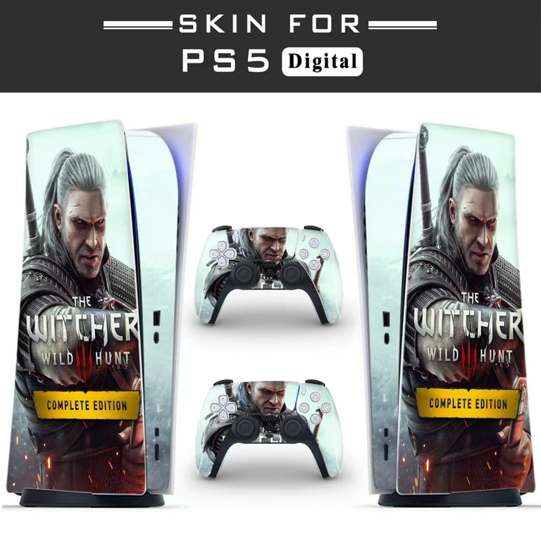 PS5 Digital Version Console and Controller,Durable Scratch