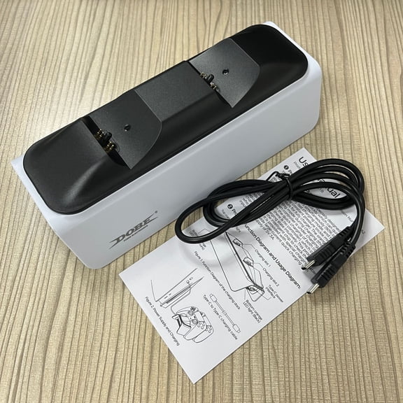 PS5 DualSense Wireless Controller Dual Charging Dock - 2-Slot Fast Charger for PS5 Game Controllers, Anti-Slip Base, Universal Compatibility, Ideal for Multiplayer & Marathon Gaming