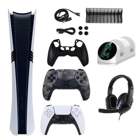 PS5 Pro 2TB Digital Console with Camo Controller and Kit