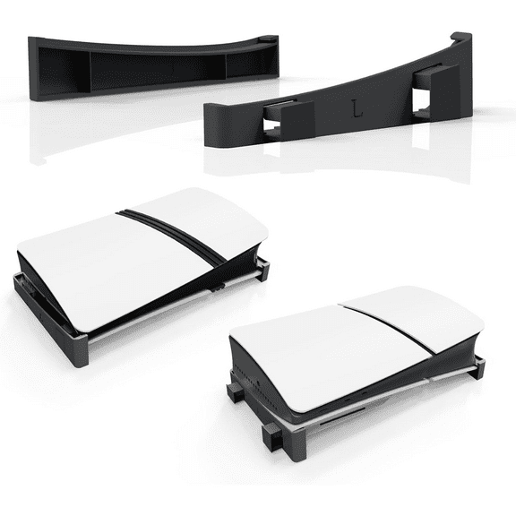 Simple Base Horizontal Stand Accessories for PS5 Pro/Slim Disc & Digital Edition Console-Black