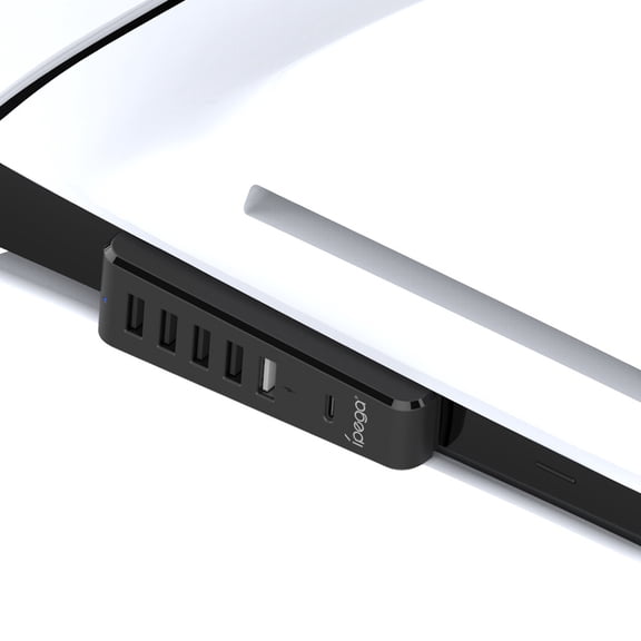 PS5 Slim 6-in-1 USB 2.0 Hub - High-Speed Data Transfer & Port Expansion Splitter, Plug-and-Play for Disc & Digital Editions | PS5 Slim Accessories