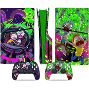 For PS5 Slim Disc Edition Skin - Slim Disc Console and Controller Accessories Cover Skins PS5 Controller Skin Gift ps5 Skins for Console Full Set PS5 Skin