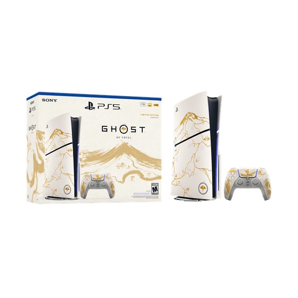 PlayStation 5 Console - Ghost of Yotei Gold Limited Edition Bundle