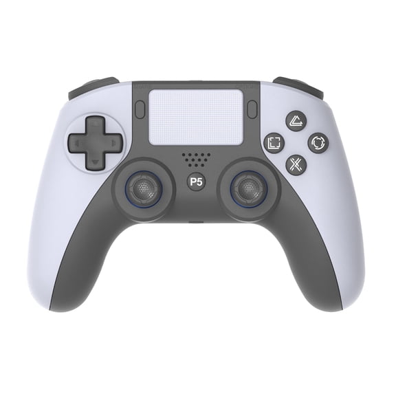 PS5 Style Wireless Controller, Asymmetric Vibration, Turbo, 3.5mm Audio Jack