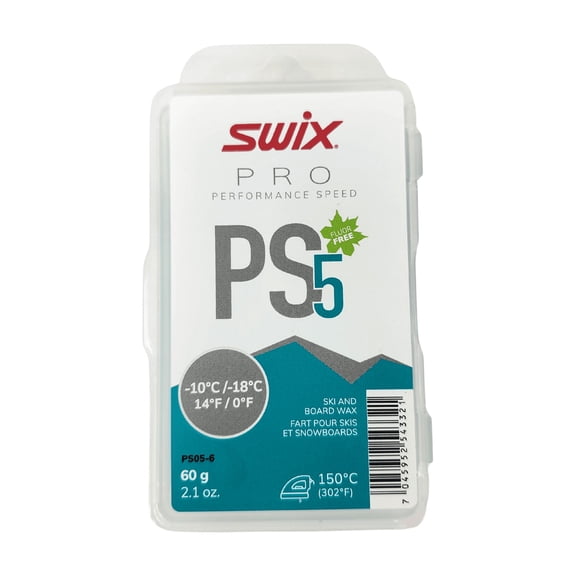 PS5 Swix Ski Snowboard Glide Wax 60g - (PS05-6)