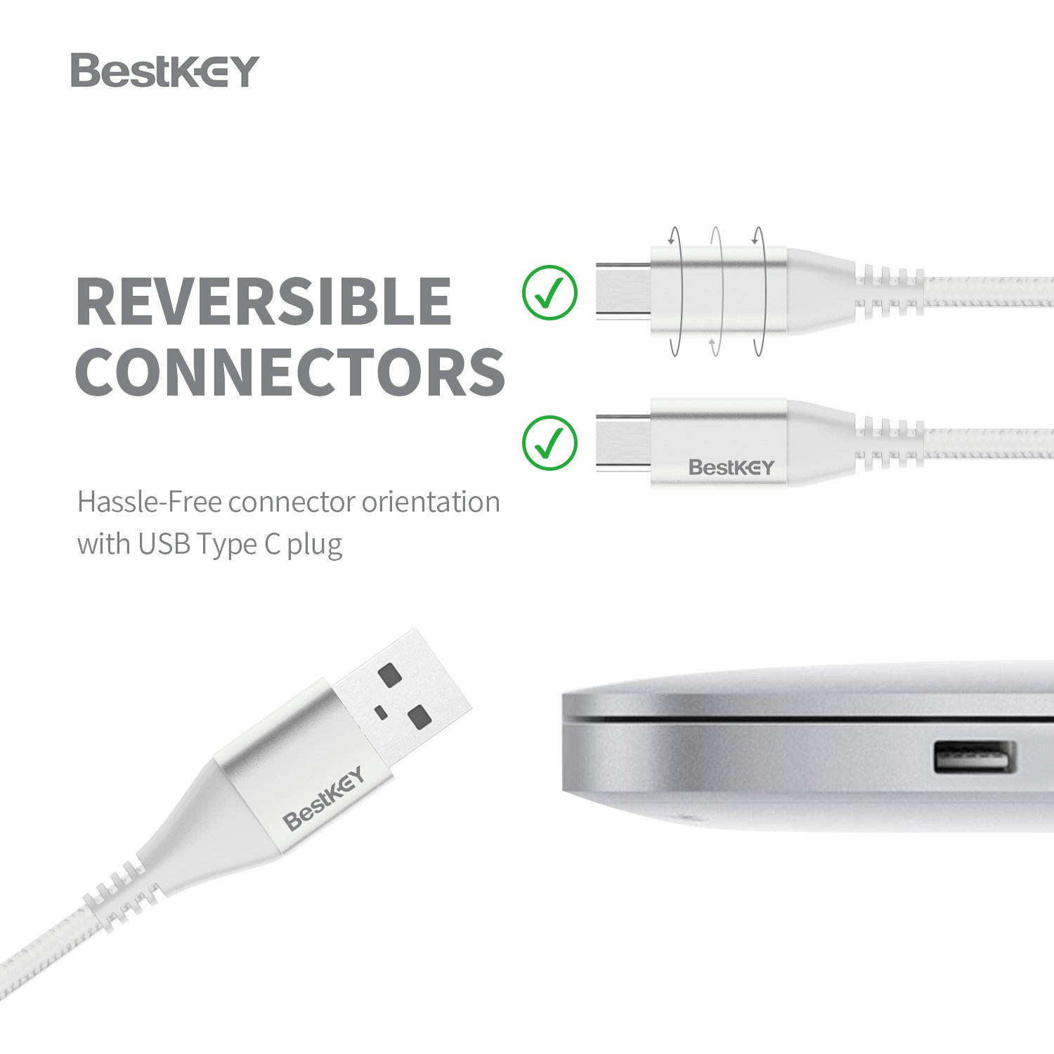 PS5 USB Type C Charging Braided USB C Cable 2.4A Fast Charger USB C