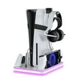 thumbnail image 1 of Cooling Stand and Charging Station with Dual Controller Dock Three-Speed Fan Magnetic Charger Compatible with PS5/PS5 Slim/PS5 Pro Consoles-White, 1 of 9