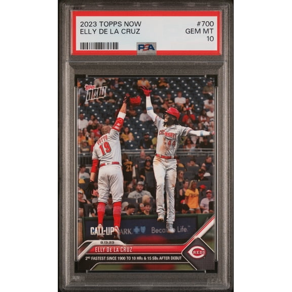 PSA 10 Elly De La Cruz 2023 Topps Now #700 2nd Fastest Rookie Card