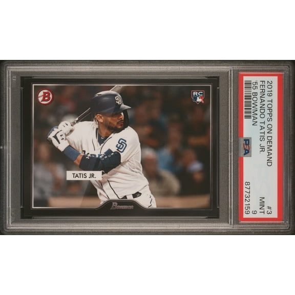 PSA 10 Fernando Tatis Jr. 2019 Topps #3 '55 Bowman Throwback Rookie Card San Diego Padres