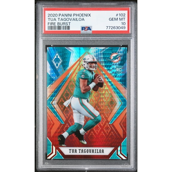 PSA 10 GEM-MT Tua Tagovailoa 2020 Phoenix #102 Rookie Card