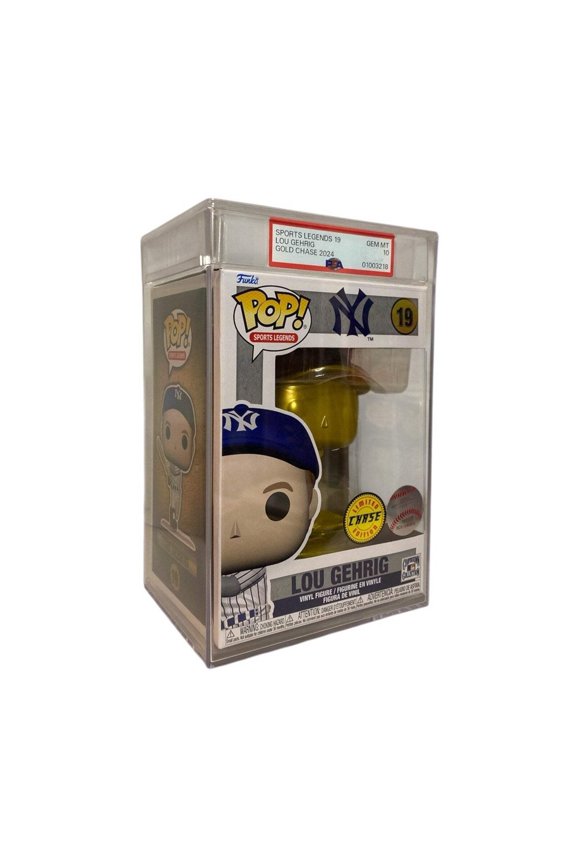 PSA 10 Gem Mint Funko Pop NY Yankees Lou Gehrig Chase Gold #19 World Series