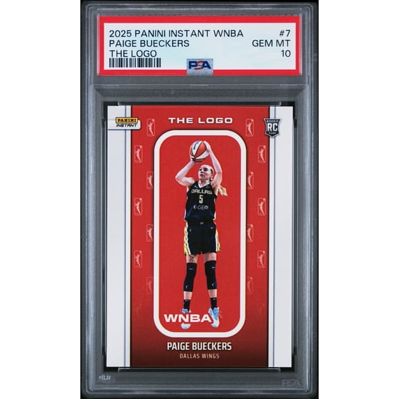 PSA 10 Paige Bueckers 2025 Panini Instant #7 Only 1447 Made The Logo Rookie Card Dallas Wings