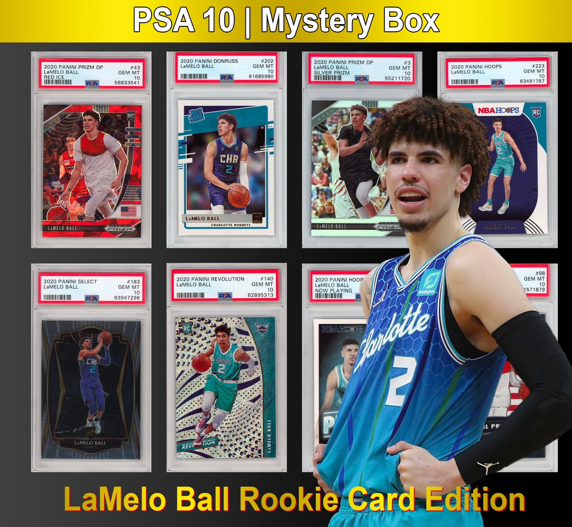 LaMelo Ball PSA 10 Graded Rookie Basketball Card Mystery
