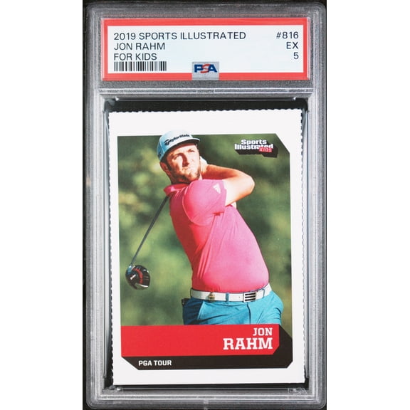 PSA 5 EX Jon Rahm 2019 S.I. For Kids #816 Rookie Card