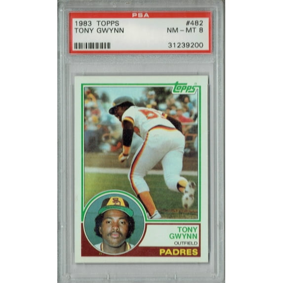 PSA 8 Tony Gwynn 1983 Topps #482 Rookie Card San Diego Padres