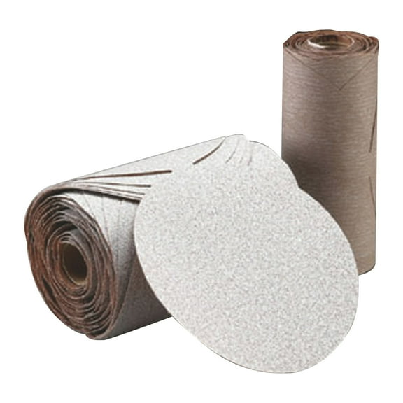 PSA Adhesive Discs, 6in., 220 Grit, 100-Pc. Roll, Model# 666233-62936-6