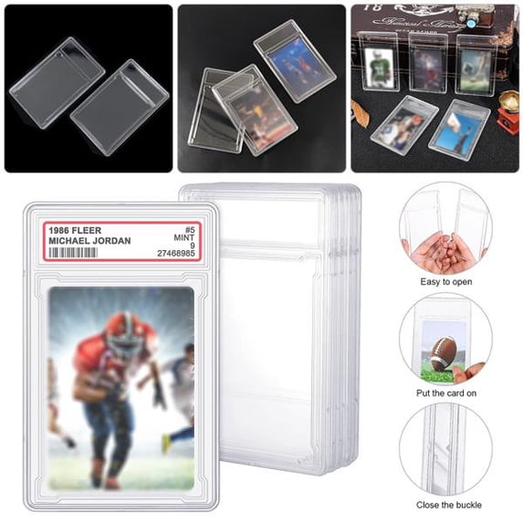 PSA Style Graded Sports Card Holder Protector Case for Trading Cards