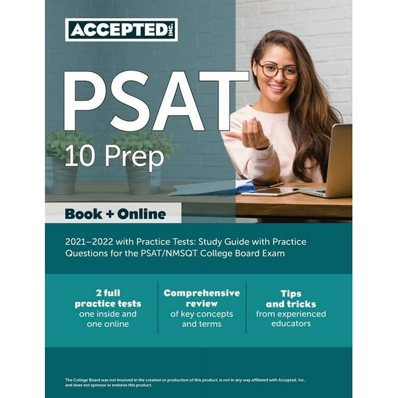 PSAT 10 Prep 2021-2022 with Practice Tests: Study Guide with Practice Questions for the PSAT/NMSQT College Board Exam (Paperback)
