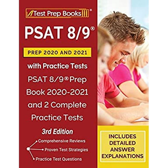 Pre-Owned PSAT 8/9 Prep 2020 and 2021 with Practice Tests: PSAT 8/9 Prep Book 2020-2021 and 2 Complete Practice Tests [3rd Edition, (Paperback)