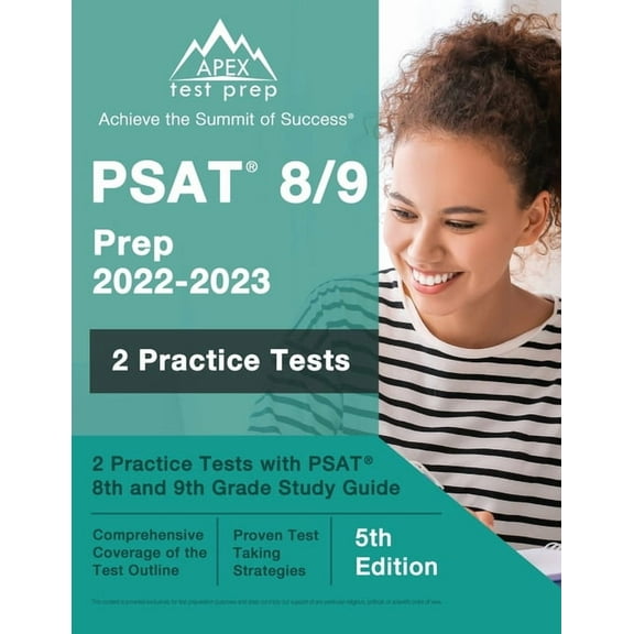 PSAT 8/9 Prep 2022 - 2023: 2 Practice Tests with PSAT 8th and 9th Grade Study Guide [5th Edition], (Paperback)
