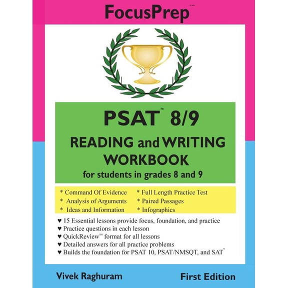 PSAT 8/9 READING and WRITING Workbook: for students in grades 8 and 9, (Paperback)