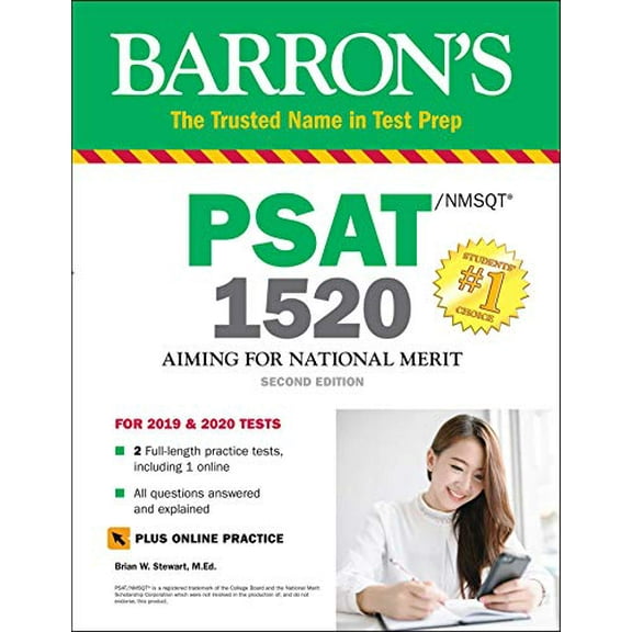 Pre-Owned PSAT/NMSQT 1520 with Online Test (Barron's Test Prep) Paperback