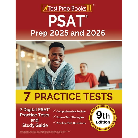 PSAT Prep 2025 and 2026: 7 Digital PSAT Practice Tests and Study Guide [9th Edition]