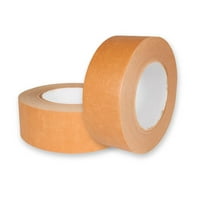PSBM Kraft Paper Flatback Tape, 2" x 60 Yards, 7.5 Mil, Natural Adhesive, 24 Rolls for Heavy Packaging