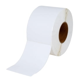 PSBM 4 Rolls 4 x 6 Inch Thermal Transfer Label Stickers, 3 Inch Core, 1000 Labels/Roll, Fade-Resistant Label for Barcode and Shipping Printing, Compatible with Zebra, Sato & Datamax