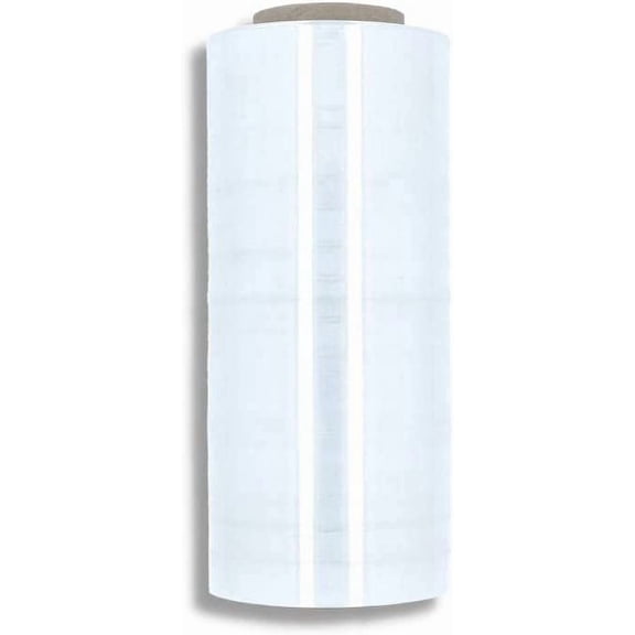 PSBM Biodegradable Machine Stretch Wrap 20" x 5000' 40 Rolls 80 Gauge Clear Plastic Cast Shrink Film for Packing Pallets