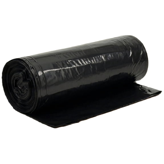 MMBM 38" x 58" LLDPE Black Can Liners 2 Mil 55-60 Gallons Heavy Duty Trash Bags 100 Case Perfect for Food Service & Healthcare