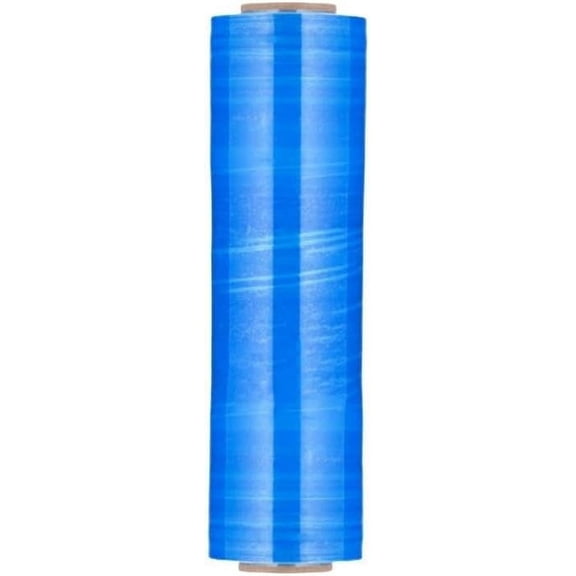 SSBM Cast Blue Machine Stretch Wrap 20 Inch x 5000 Feet 1 Roll 90 Gauge Opaque Plastic Shrink Film for Packaging