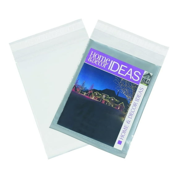 PSBM Clear Poly Mailers 72000 Pcs 6" x 9" 2.5 Mil Water Resistant Bags for Office and Retail Documents Shipping